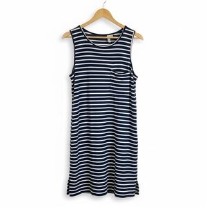 Nitrogen Cotton Lightweight Striped Sleeveless Dress